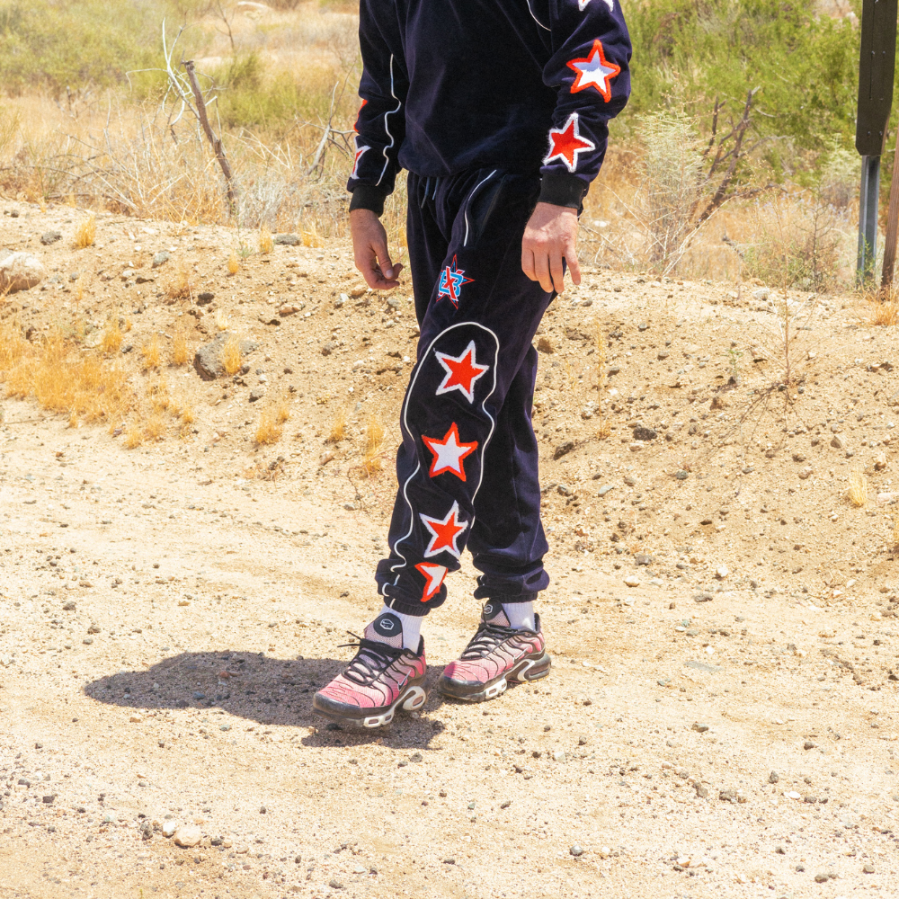 BTEAM COWBOY TRACK PANTS
