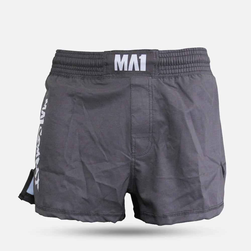 MA1 COMBAT BASIC BLACK HIGH CUT SHORTS