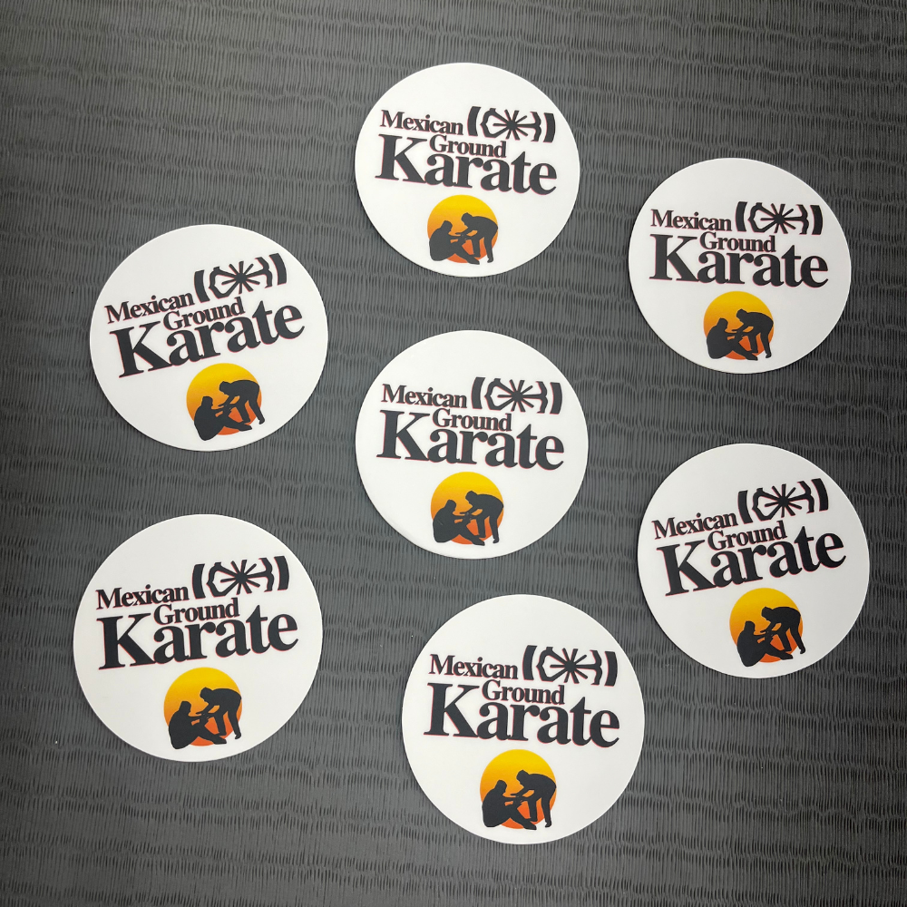 MEXICAN GROUND KARATE STICKER(SMALL 3" x 3")
