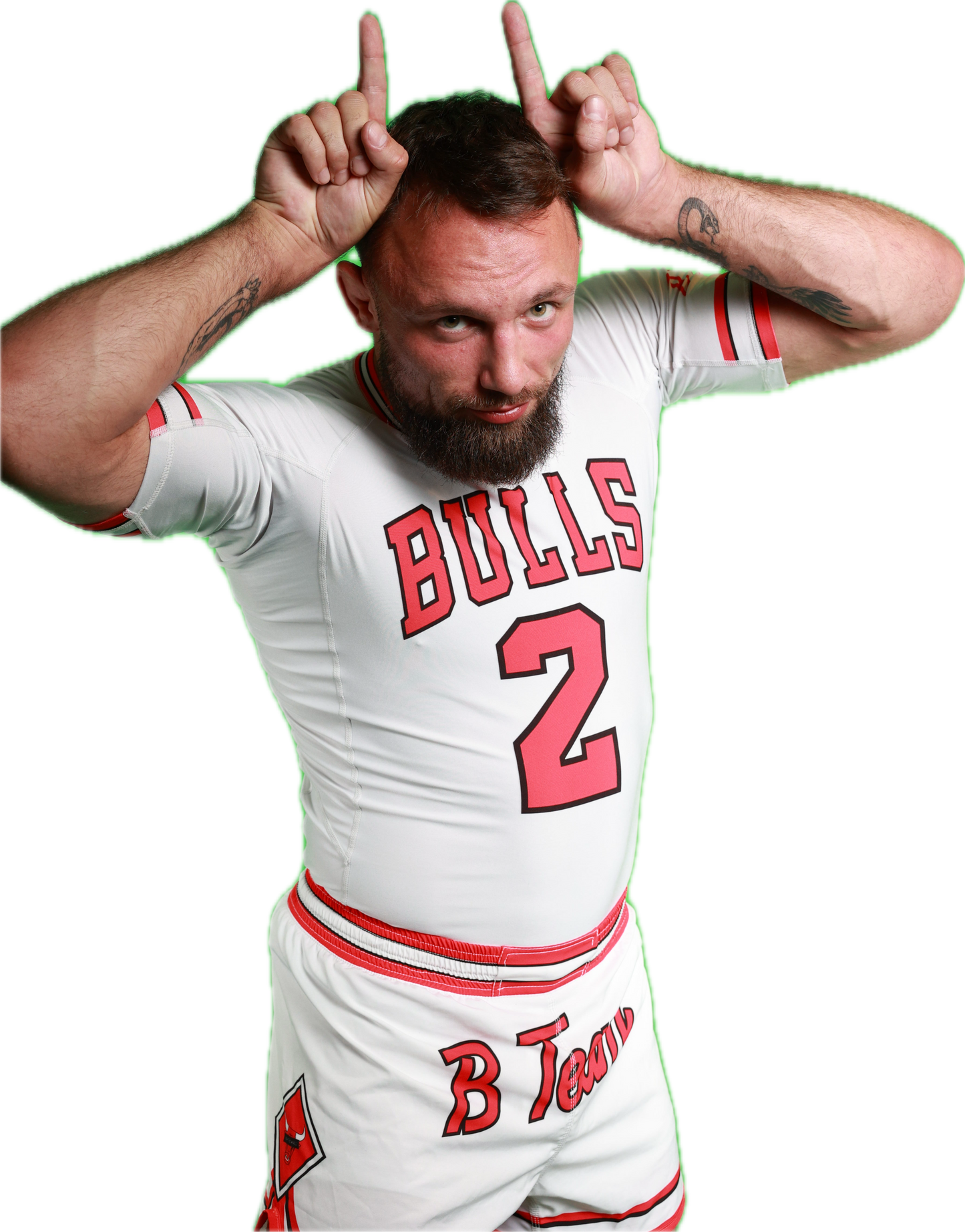 MA1 BTEAM BALLS WHITE SHORTS