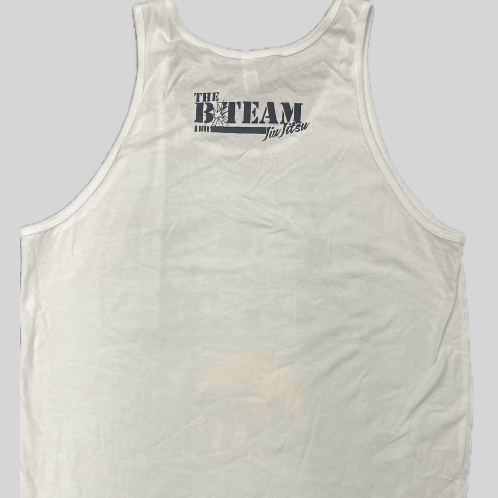 MEXICAN GROUND KARATE WHITE TANK TOP