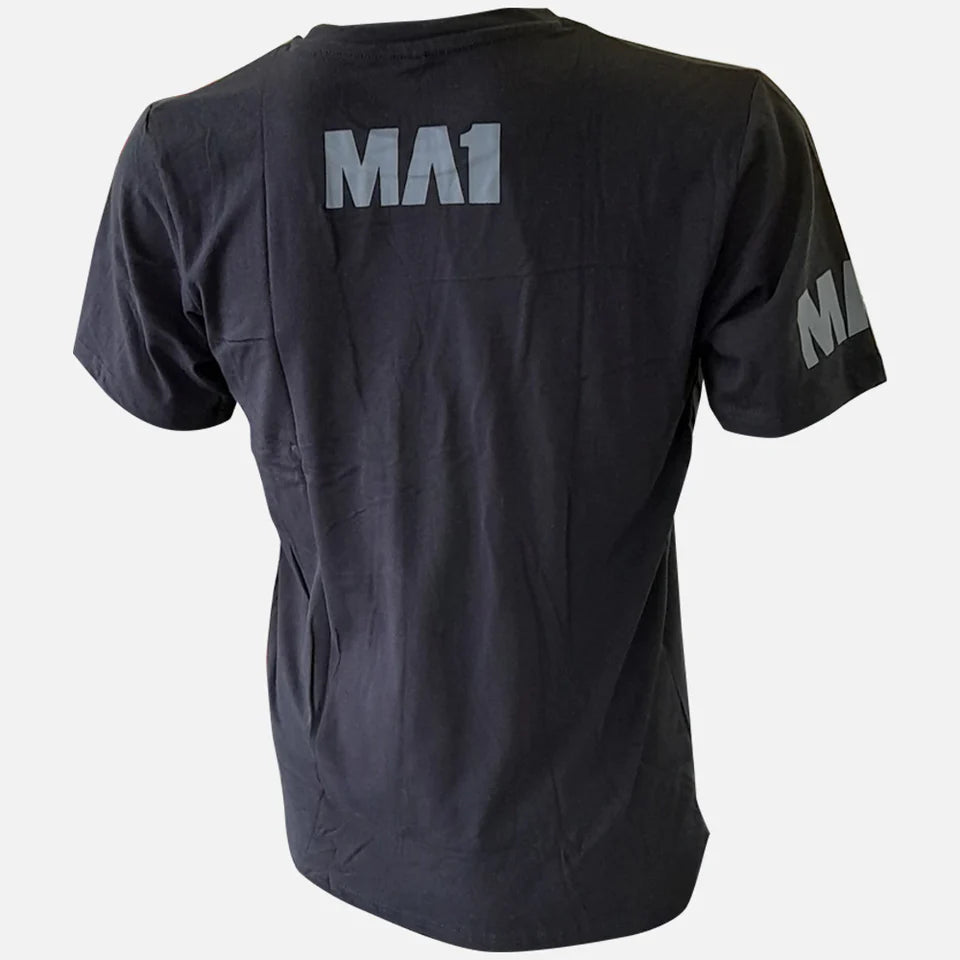MA1 COMBAT BLACK ON BLACK T-SHIRT