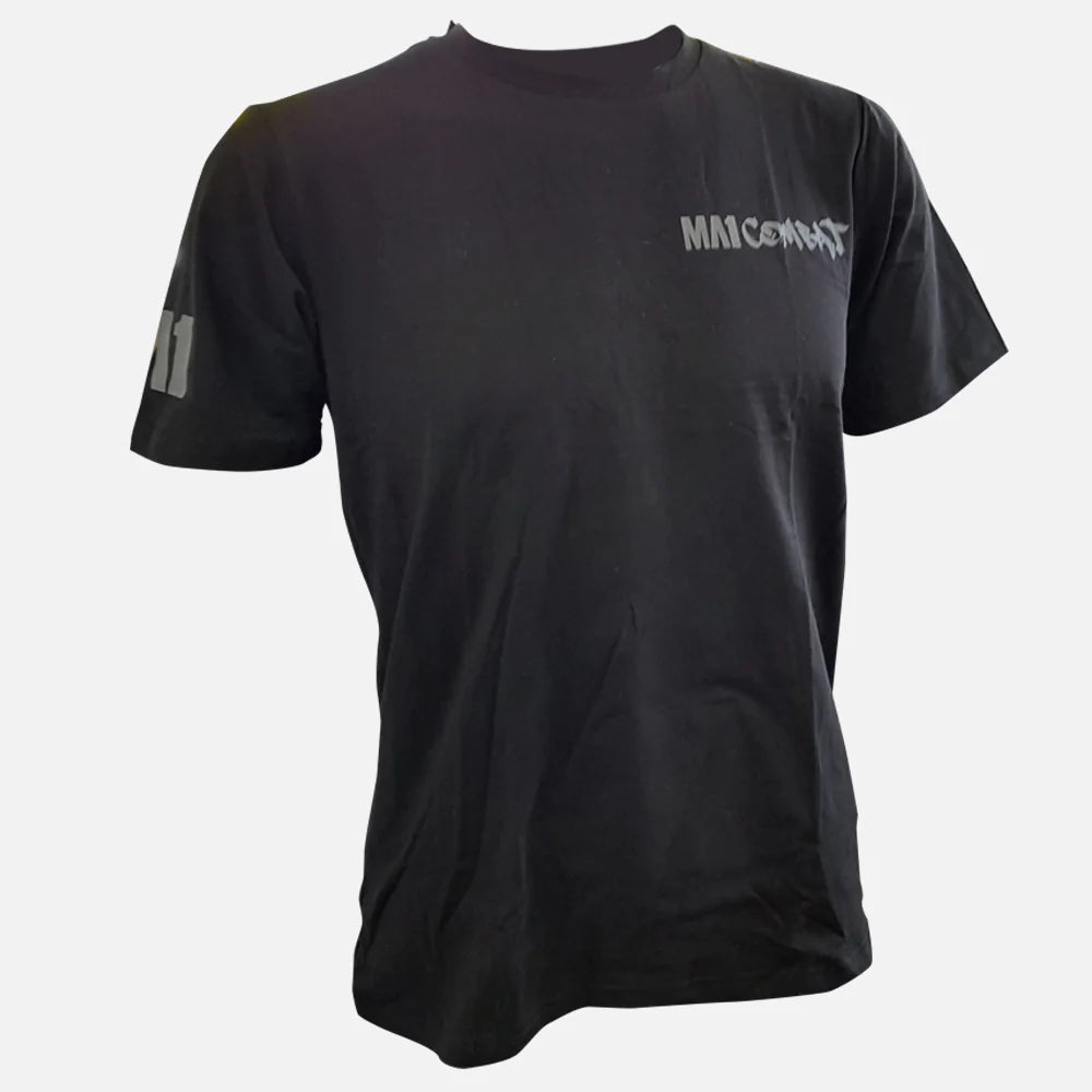 MA1 COMBAT BLACK ON BLACK T-SHIRT