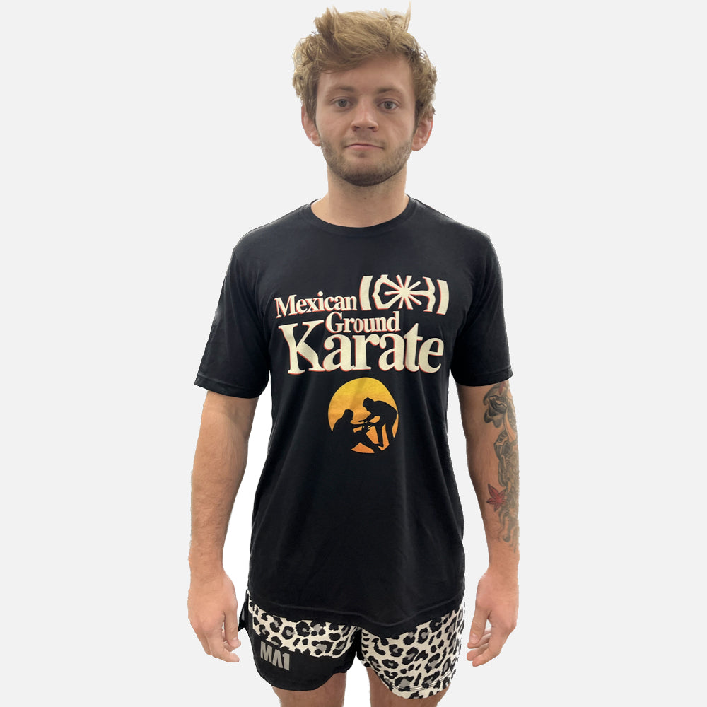 B-TEAM - MEXICAN GROUND KARATE T-SHIRT -BLACK