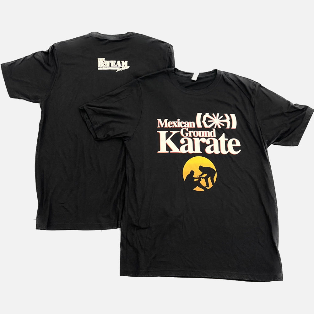 B-TEAM - MEXICAN GROUND KARATE T-SHIRT -BLACK