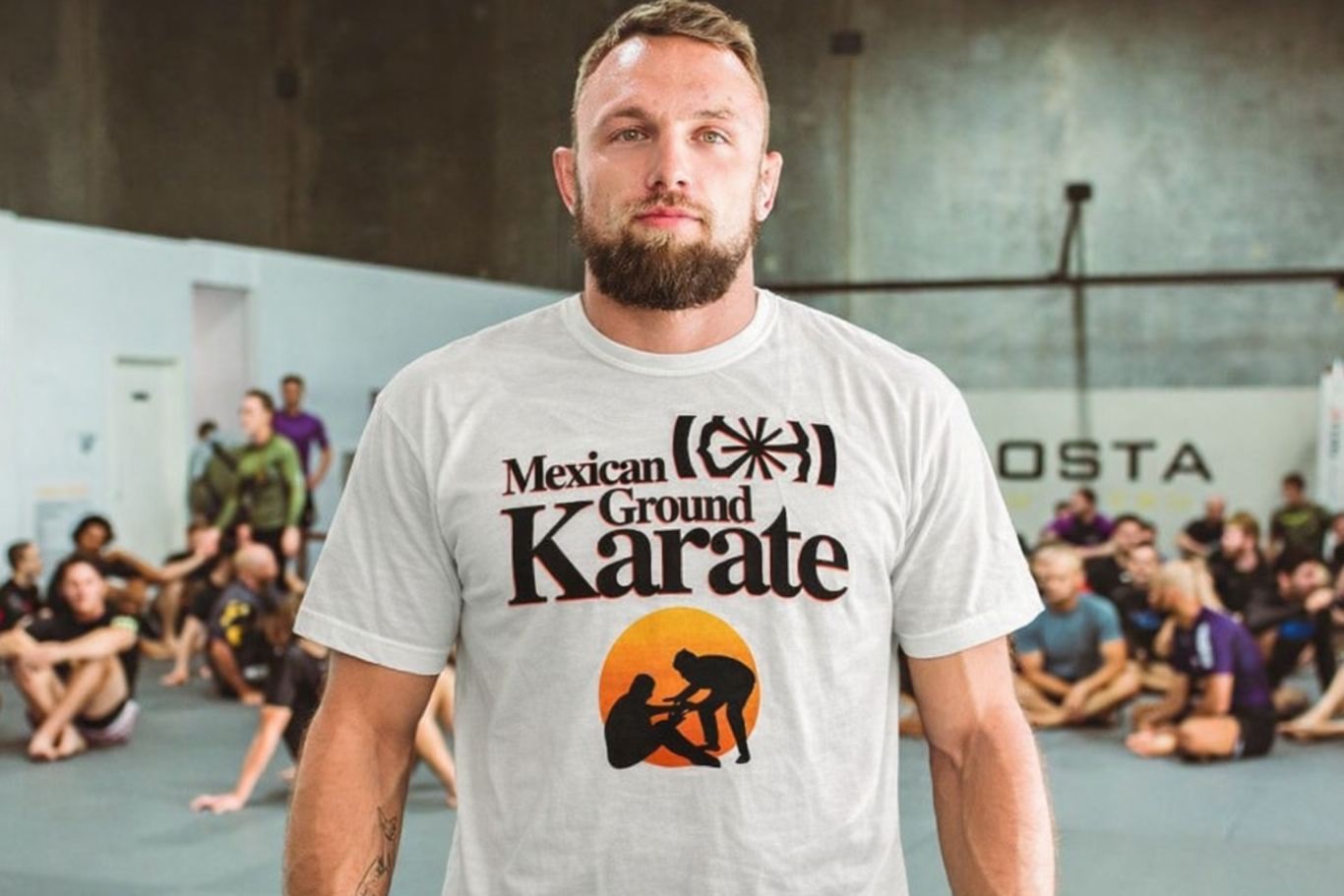 B-TEAM - MEXICAN GROUND KARATE T-SHIRT - WHITE