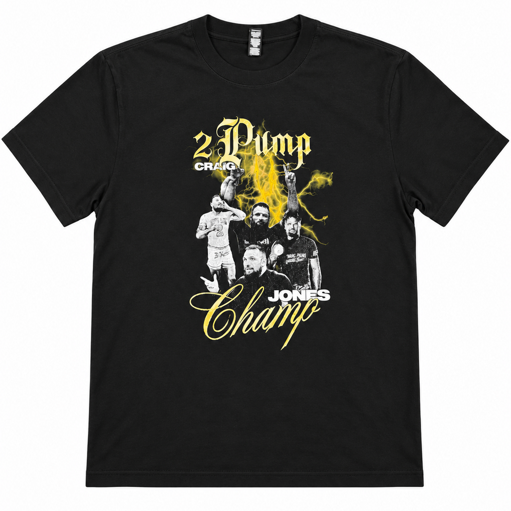 Limited Edition  "2 Pump Champ"  Tee