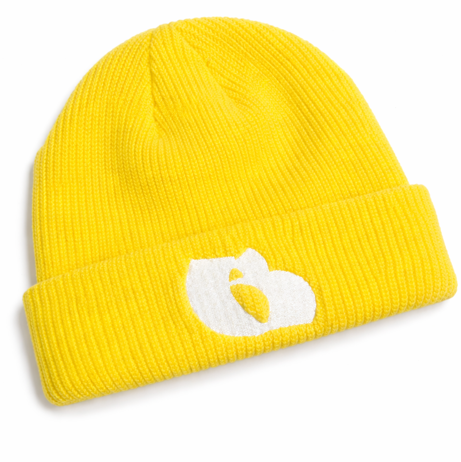B-TEAM CLASSIC CUFF BEANIE YELLOW