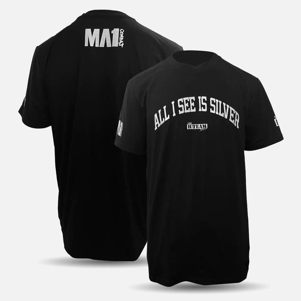 MA1 COMBAT ALL I SEE IS SILVER TRAINING SHIRT