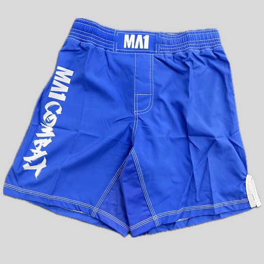 MA1 COMBAT BASIC BLUE MMA SHORTS