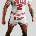 MA1 B-TEAM BALLS WHITE SHORTS