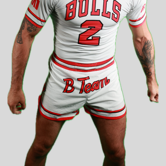 MA1 BTEAM BALLS WHITE SHORTS