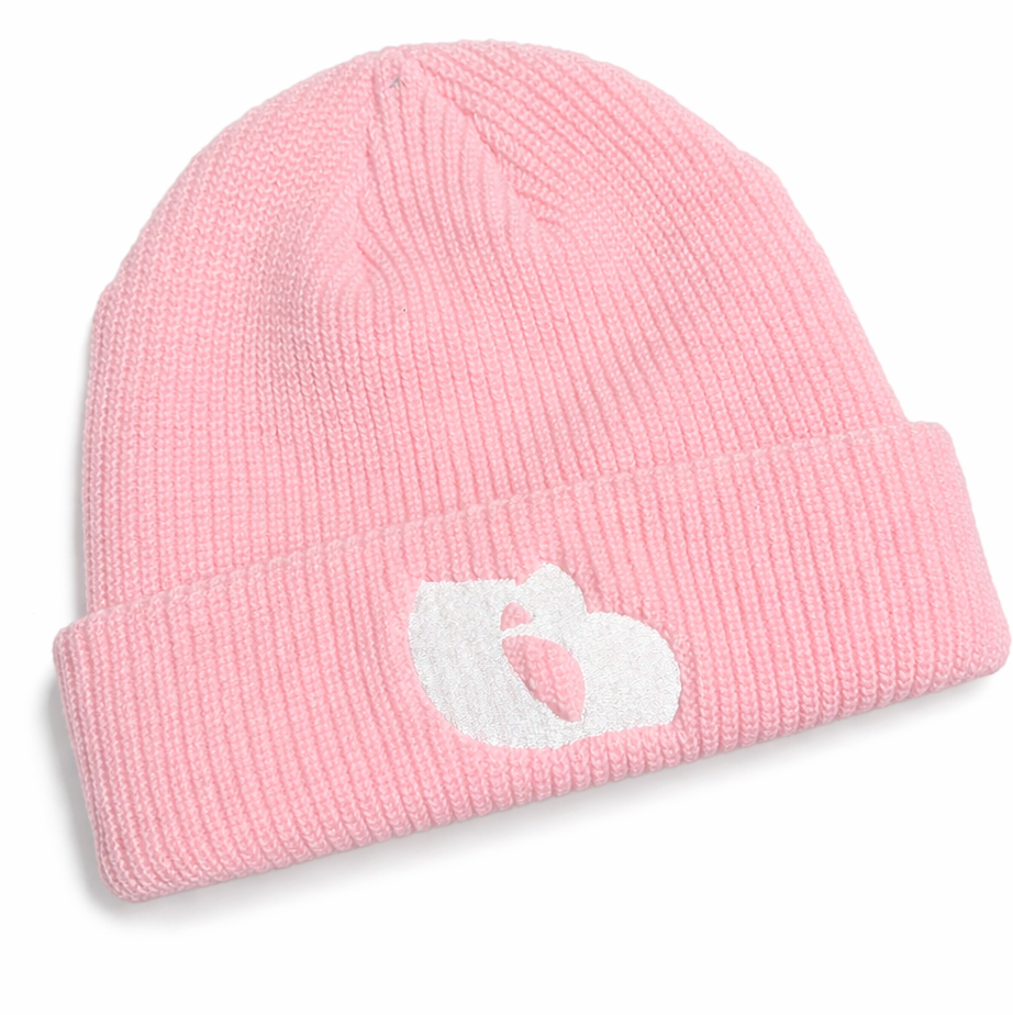 B-TEAM CLASSIC CUFF BEANIE PINK