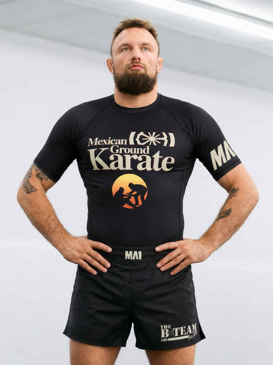 B-TEAM - MEXICAN GROUND KARATE RASH GUARD