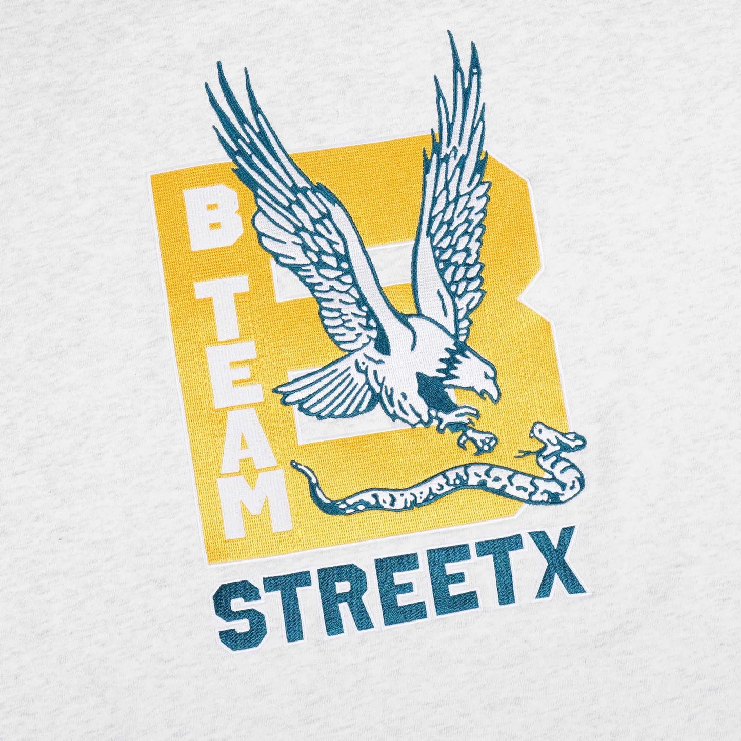 BTEAM STREET X CREWNECK FLEECE WHITE MARLE