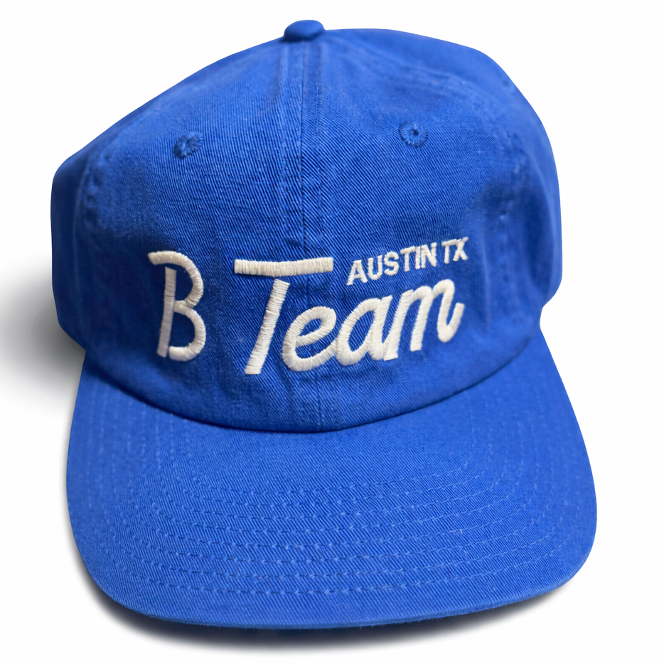 B-TEAM DAD HAT — BLUE