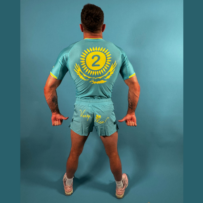 MA1 KAZAKHSTAN SHORT SLEEVE RASH GUARD