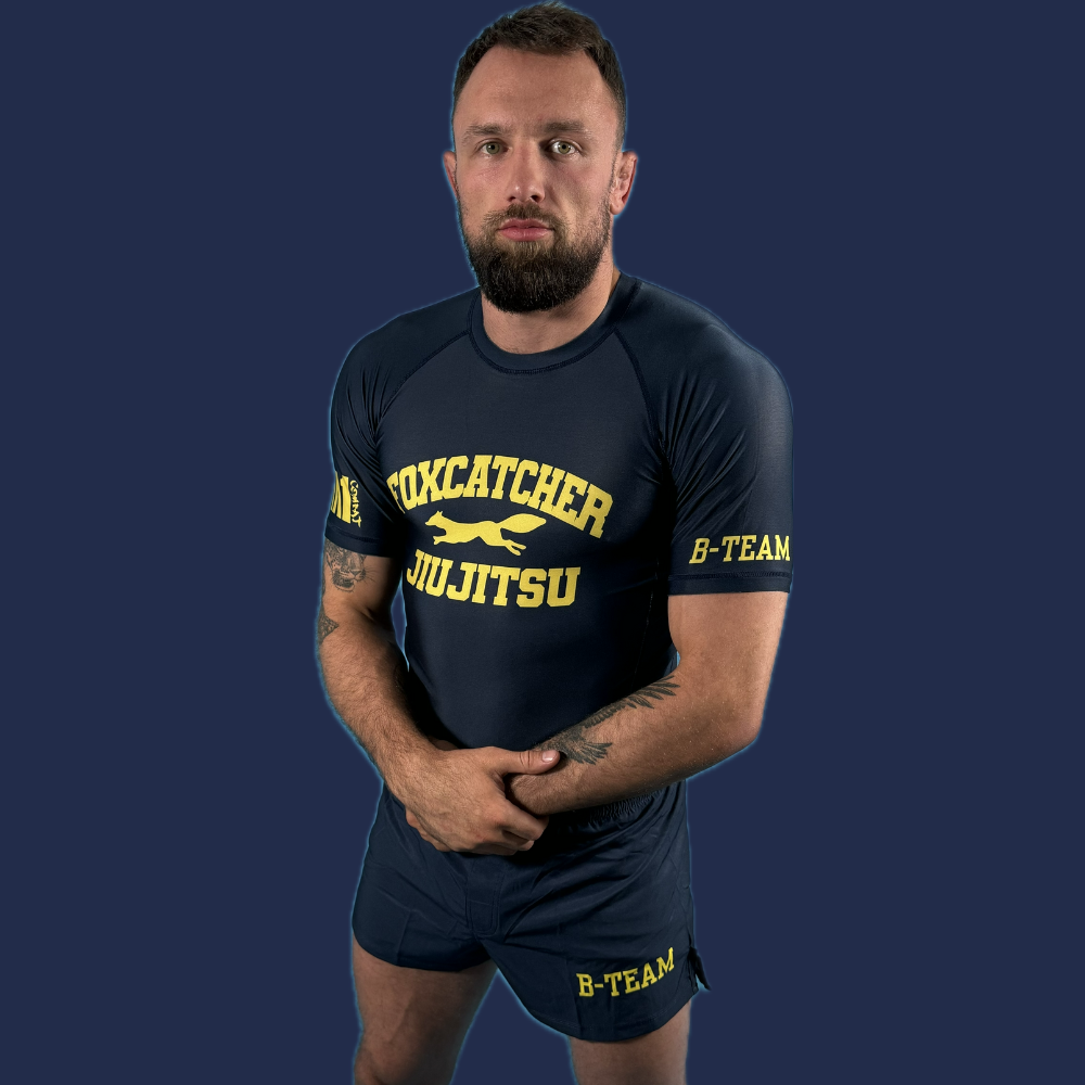 MA1 EL SEGUNDO FOXCATCHER SHORT SLEEVE RASH GUARD – B Team Jiu Jitsu