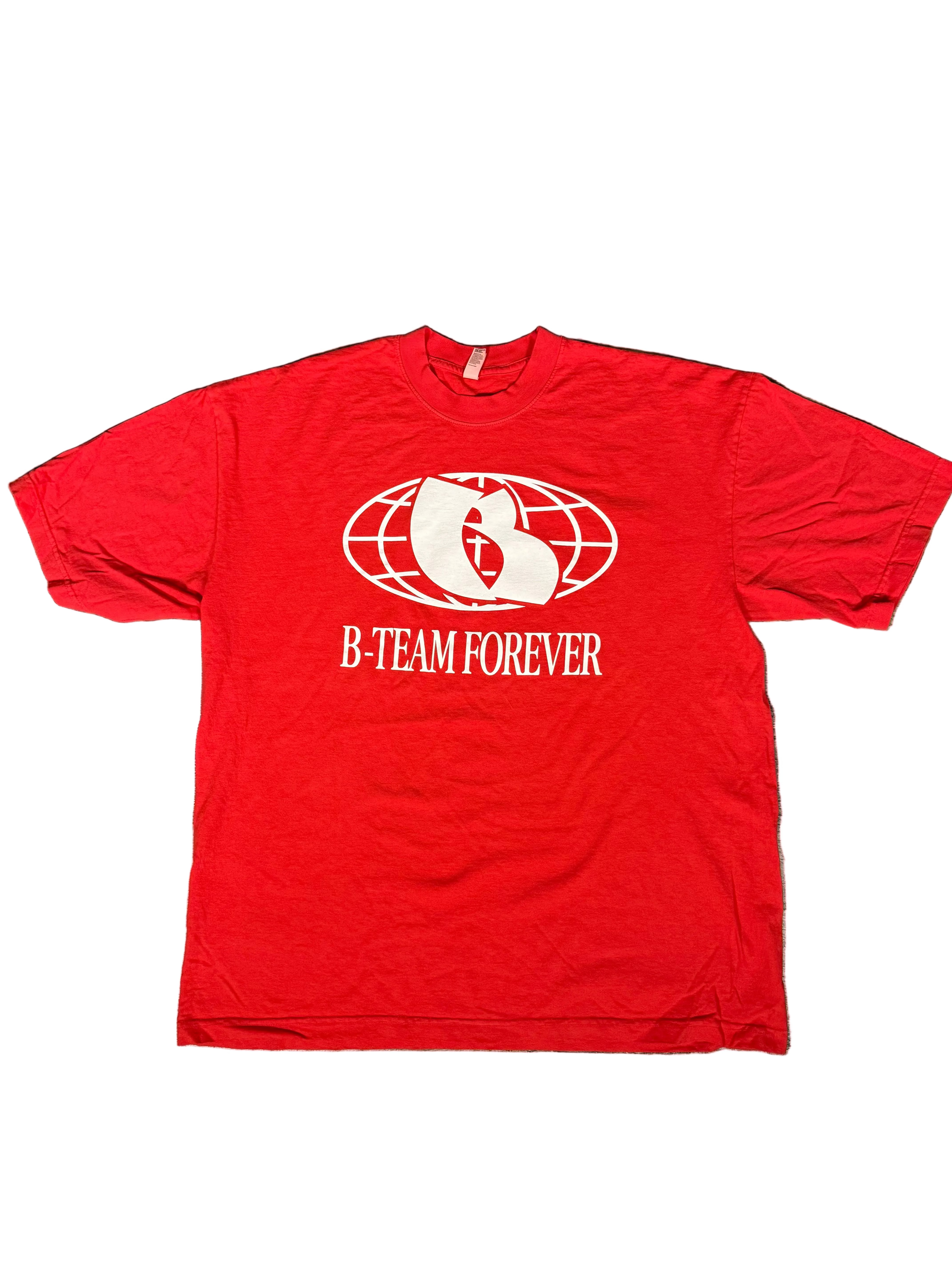 B-TEAM FOREVER CREW NECK T-SHIRT - RED