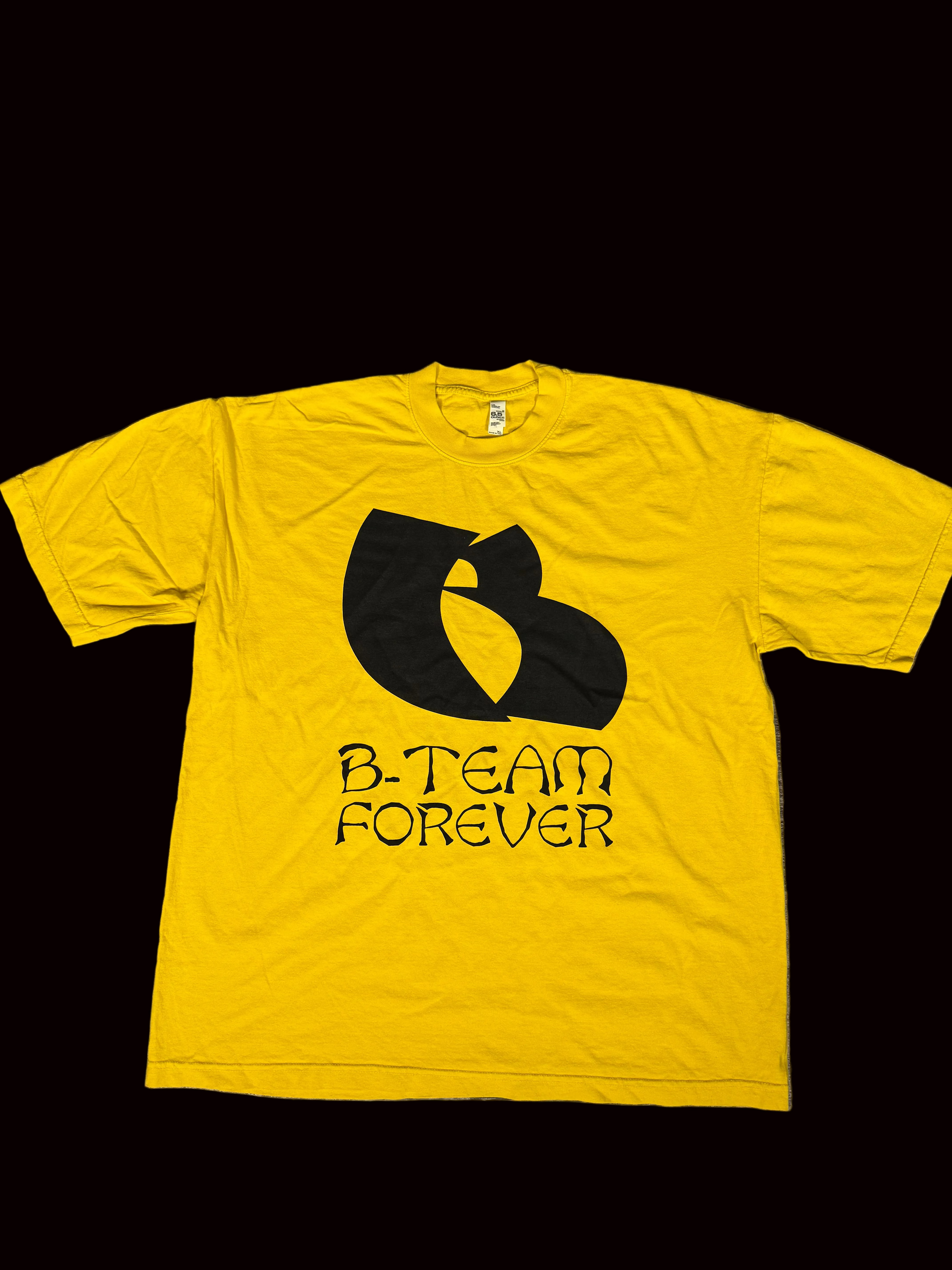 B-TEAM FOREVER CREW NECK T-SHIRT - YELLOW