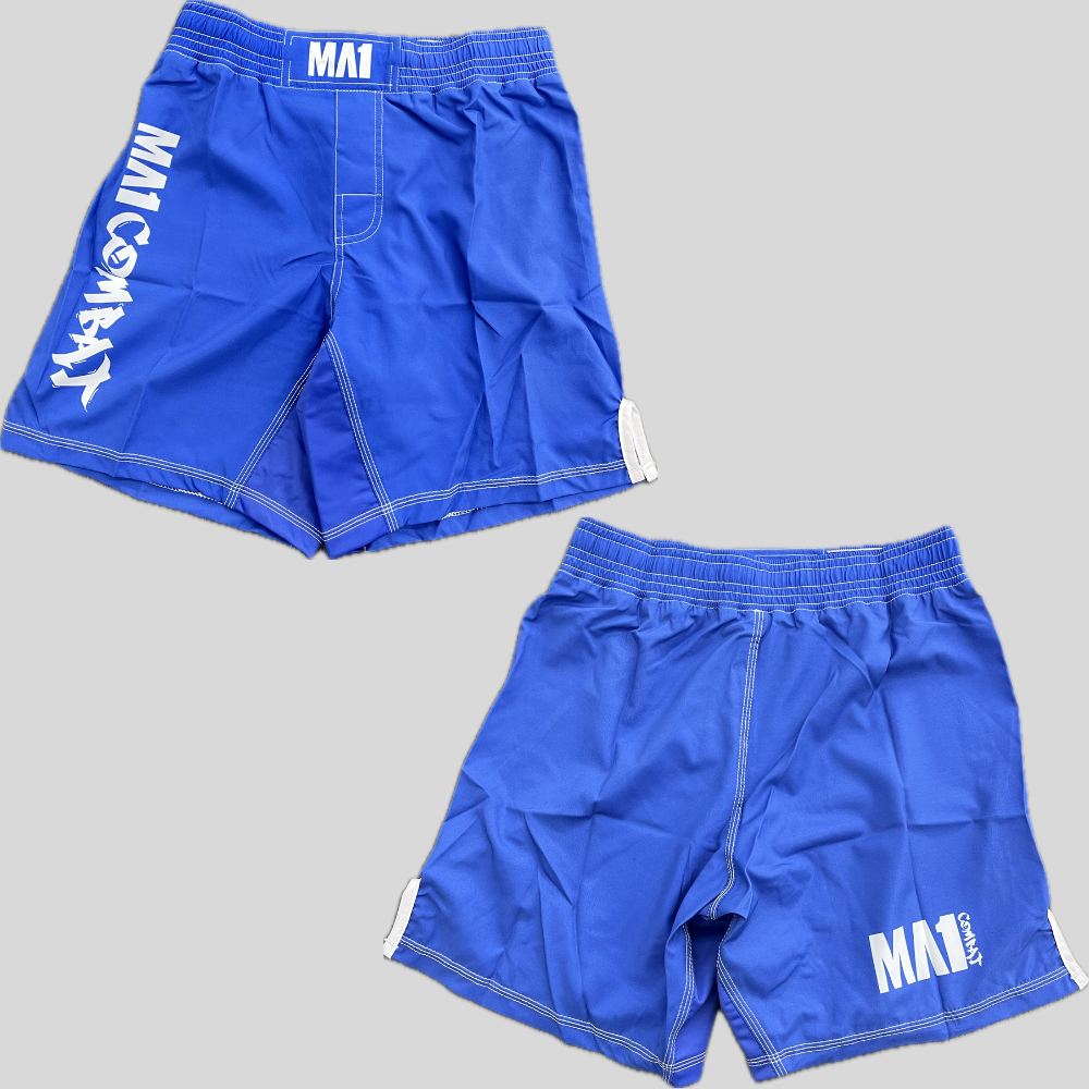 MA1 COMBAT BASIC BLUE MMA SHORTS