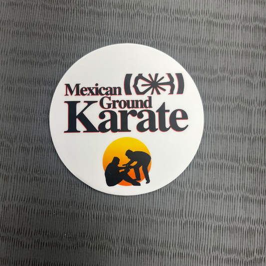 MEXICAN GROUND KARATE STICKER(SMALL 3" x 3")