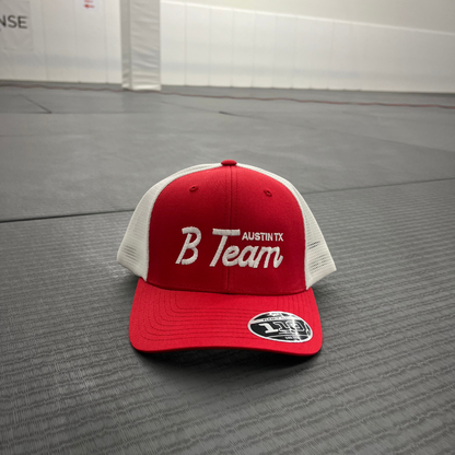 B-TEAM TRUCKER HAT RED