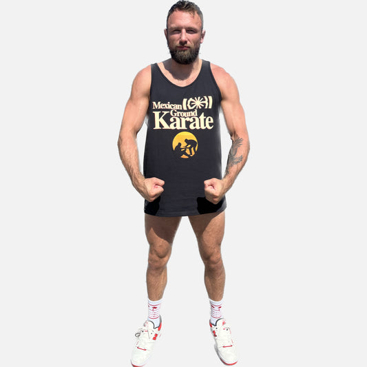 MEXICAN GROUND KARATE BLACK TANK TOP