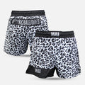 MA1 CRAIG JONES SNOW LEOPARD HIGH CUT MMA SHORTS