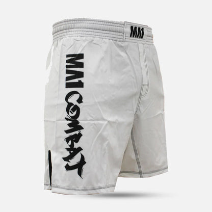 MA1 COMBAT BASIC WHITE MMA SHORTS
