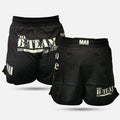 B-TEAM - MEXICAN GROUND KARATE BLACK HIGH CUT MMA SHORTS