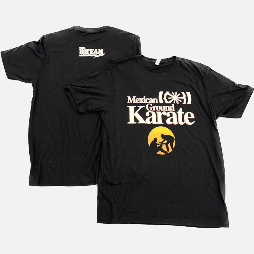 BTEAM MEXICAN GROUND KARATE TSHIRT BLACK B Team Jiu Jitsu