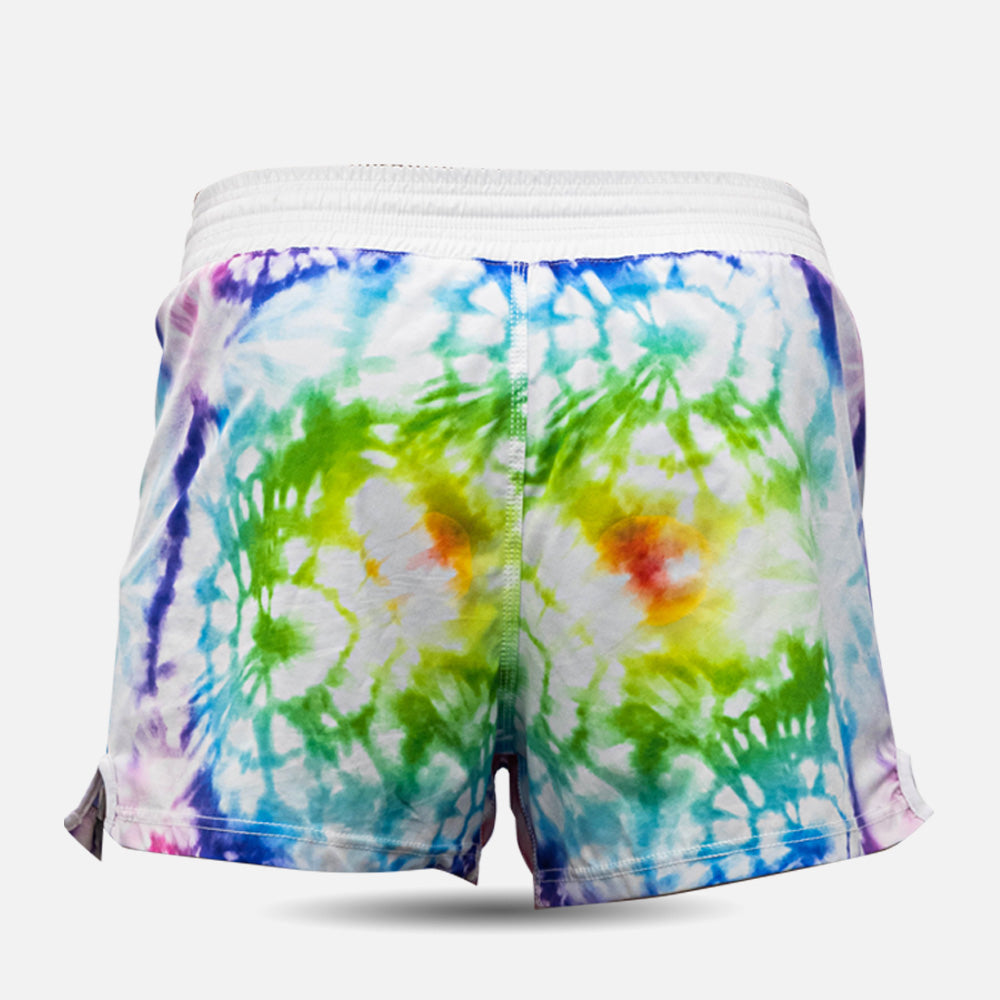 MA1 TIE DYE WHITE HIGH CUT MMA SHORTS